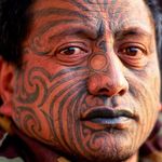 Ta moko no rosto! #Tamoko #tamokotattoo #maori #maoritattoo #facemaori
