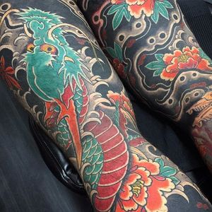 Dragon Tattoo by Mauro Cardoso #dragon #japanesedragon #japanese #japaneseartist #classicjapanese #asian #modernjapanese #neojapanese #MauroCardoso