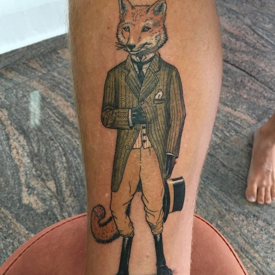 Fantastic Mr Foxs The Rat by Trent McFalls at The Hive Tattoo in UT  9GAG