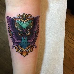 Tatuaje de mariposa por Daryl Watson