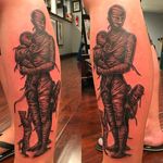 Cool mummy and babies #MotherandChildTattoo #Mother #Child #Mommy #Baby #Momtattoo #Mummy