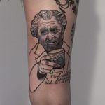 Bukowski tattoo by Alice Checked #bukowski #CharlesBukowski #AliceChecked #literature #writer #poet