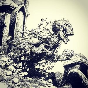 Classic Wrightson illustration #berniewrightson #zombie