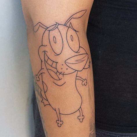 courage the cowardly dog katz tattoo