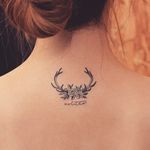 Antler tattoo by Grain Tattooer. #antler #horn #deer