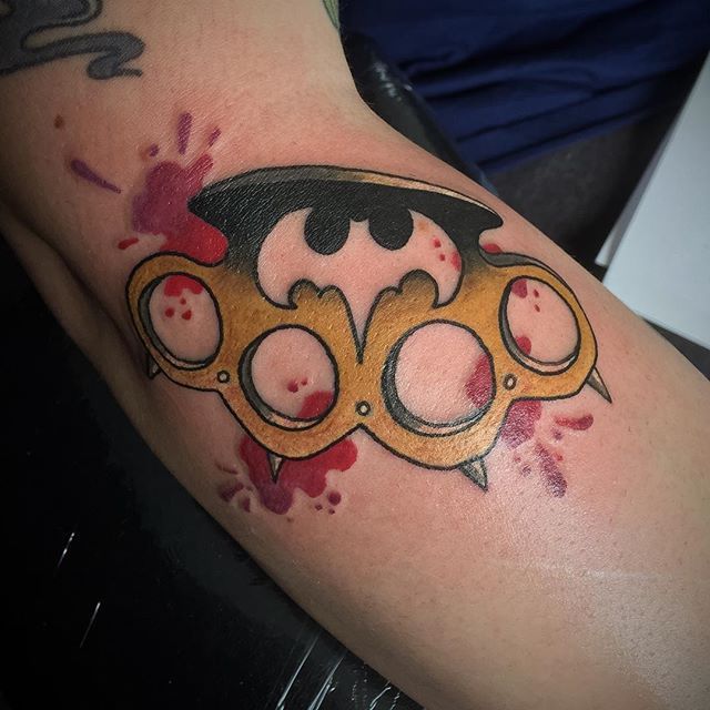 Tattoo uploaded by J Martinez • Brass knuckles • Tattoodo