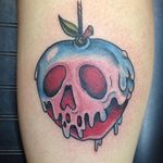 Poisoned Apple Tattoo by @corydufault #poisonedapple #apple #Disney #SnowWhite