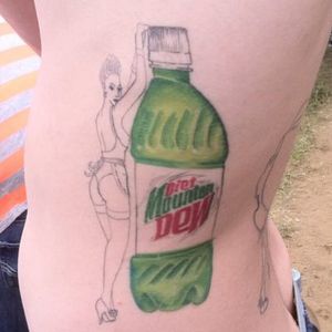 I hate diet soda, but that chick is so hot I had to include this #mtdew #mountaindew