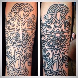 #scar #tattooedscar #brianfinn #geometric