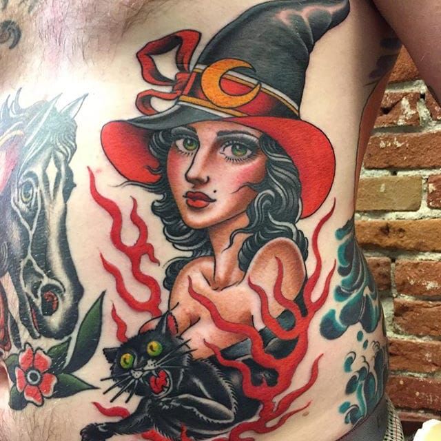 Dark Witch womans sleeve  Best Tattoo Ideas For Men  Women