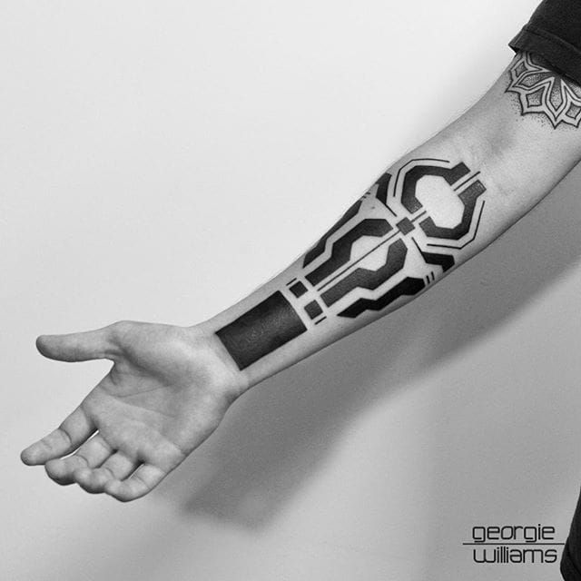 Cyberpunk Tattoo Cicruitboard  Geometric tattoo Tech tattoo Geometry  tattoo