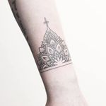 Half mandala tattoo by Rachael Ainsworth #RachaelAinsworth #ornamental #halfmandala