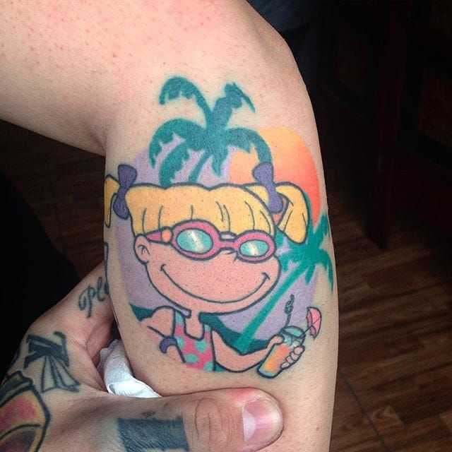 Roy Veksler Tattoo Artist on Instagram Ickis Krumm and Oblina  realmonsters nickelodeon nickelodeon  Tatuajes