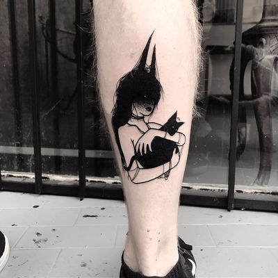 witch tattoos for women