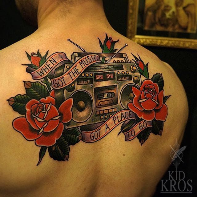 40 Boombox Tattoo Designs for Men [2024 Inspiration Guide] | Tattoo designs  men, Hand tattoos for guys, Tattoo designs