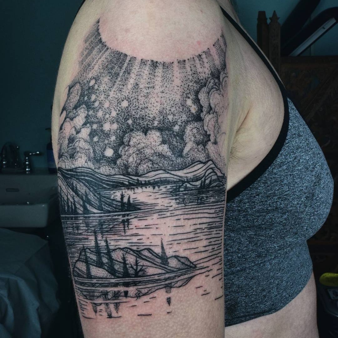 43 Unique Landscape Tattoos with Meaning  Our Mindful Life