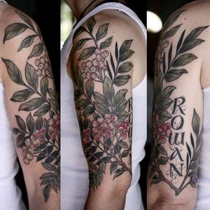 Tattoo uploaded by Xavier • Garden-inspired tattoo by Kirsten Holliday ...