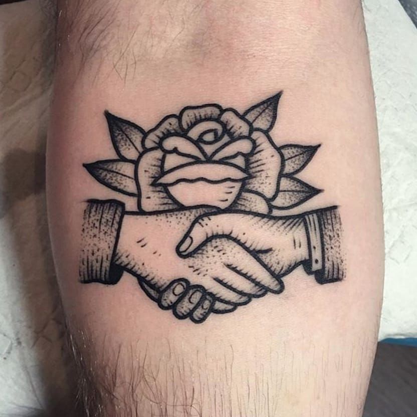 friendship hands tattoo