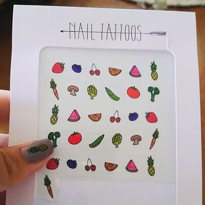 Nail Tattoo Art #NailTattoo #NailArt #NailTattoos #TattooFashion