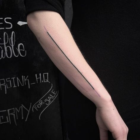 The Skill of the Single Black Line Tattoo • Tattoodo The Skill of the Single Black Line Tattoo • Tattoodo