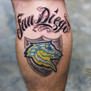 San Diego Chargers tattoo by Character. (Via IG - character86) #nfl #sports #SanDiego #SanDiegoChargers #CoverUp