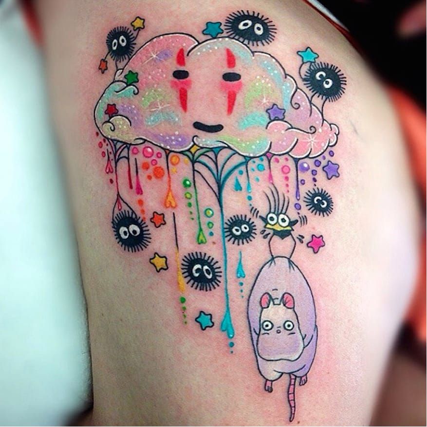 18 Lovable Spirited Away S No Face Tattoos Tattoodo 18 Lovable Spirited Away S No Face Tattoos Tattoodo
