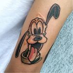 Pluto tattoo by Luca Testadiferro #LucaTestadiferro #sketch #sketchstyle #graphic #pluto #disney
