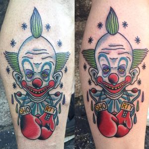 A killer clown from outer space by Brian Hemming (IG—cthulhuisgod). #BrianHemming #KillerKlownsfromOuterSpace #traditional