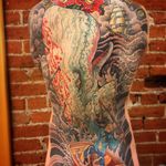 Another amazing whale by Josh Wrede (via IG -- joshwrede_tildeath) #joshwrede #whale #whaletattoo #seammonster #seamonstertattoo