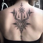 Ornamental tattoo by Kim Rense #KimRense #ornamental #linework #mehndi #blackwork #btattooing #blckwrk