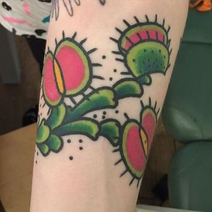 Tattoo by Aari Ylinen #venusflytrap #flytrap #plant #flower #AariYlinen
