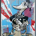 Donald Duck art by RedApe #RedApe #art #painting #inspiration #tattooed #donalduck #disney