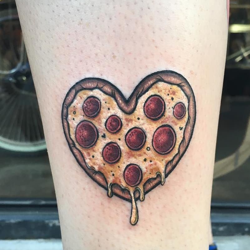 Pin on Pizza Tattoos