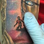 Ant Man Tattoo by Craig St. Pete #antman #antmantattoo #marvel #marveltattoo #marveltattoos #superherotattoo #comictattoo #disneytattoo #movietattoo #filmtattoo #CraigStPete
