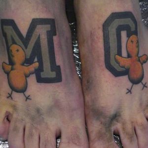 Amazing Millencolin foot tattoos #millencolin #foottattoo
