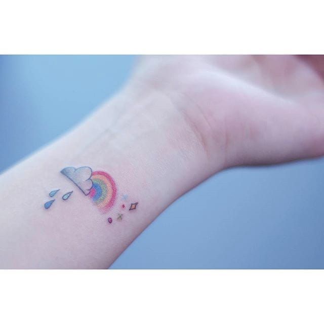 53 Sweetest Rainbow Baby Tattoo Ideas  Tattoo Glee