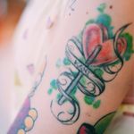 Cute and girly lollipop tattoo of Patricia #TattooStreetStyle #StreetStyle #madridstreetstyle #lollipop #girly #candy