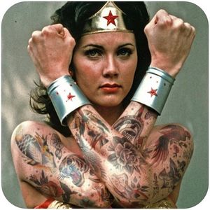 Wonder Woman by @indiangiver #tattoodo #indiangiver #Cheyenne Randall #wonderwoman #lyndacarter #inspiration