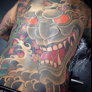 Hannya Tattoo by Steve H Morante #hannya #hannyatattoo #hannyatattoos #japanese #japanesetattoo #japanesehannya #japanesemask #bigtattoos #SteveHMorante