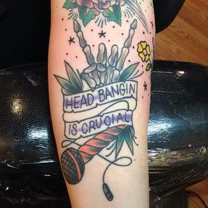 Paramore tattoo by Mat Helton. #paramore #band #music #lyrics
