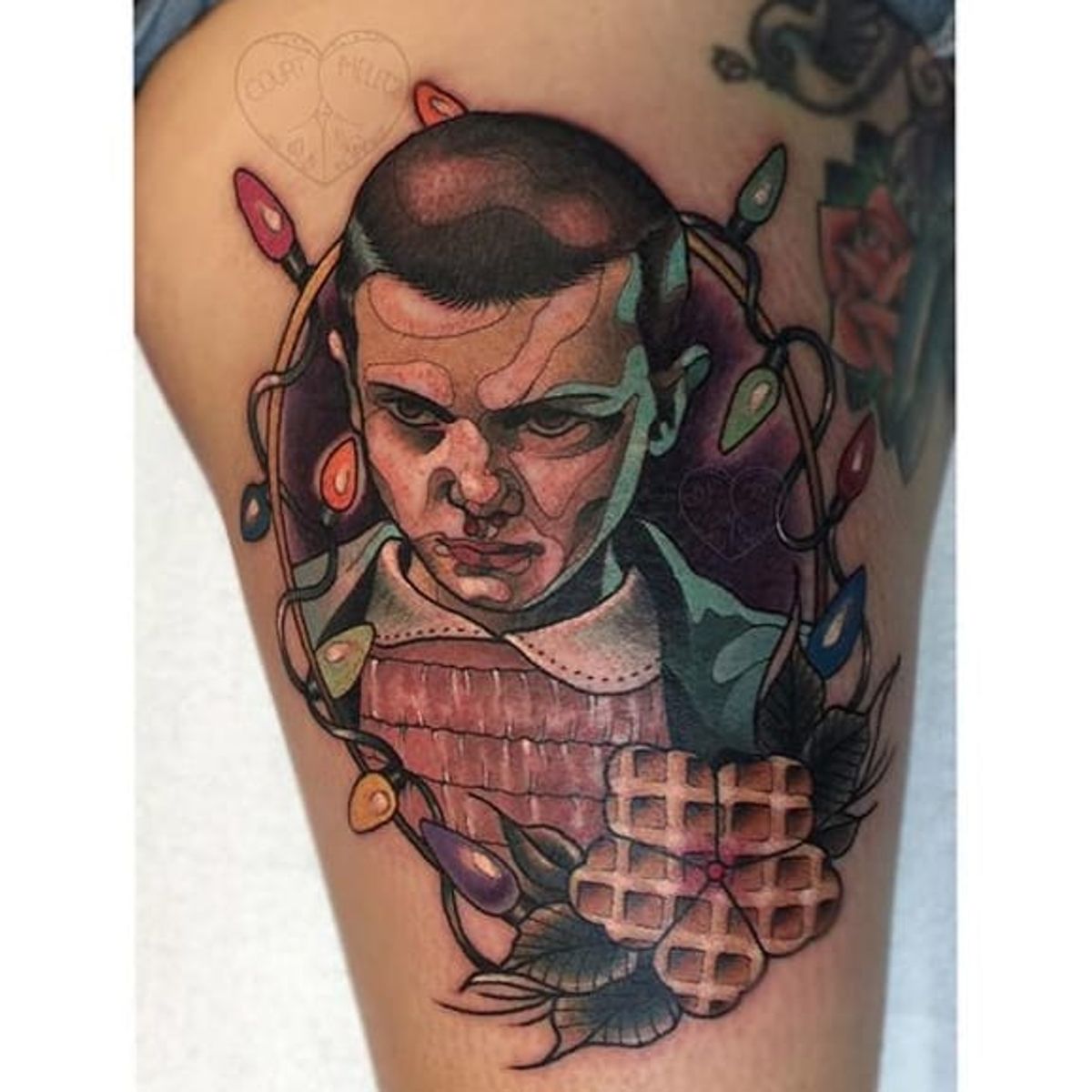 Tattoo uploaded by Xavier • Stranger Things' Eleven tattoo by Courtney