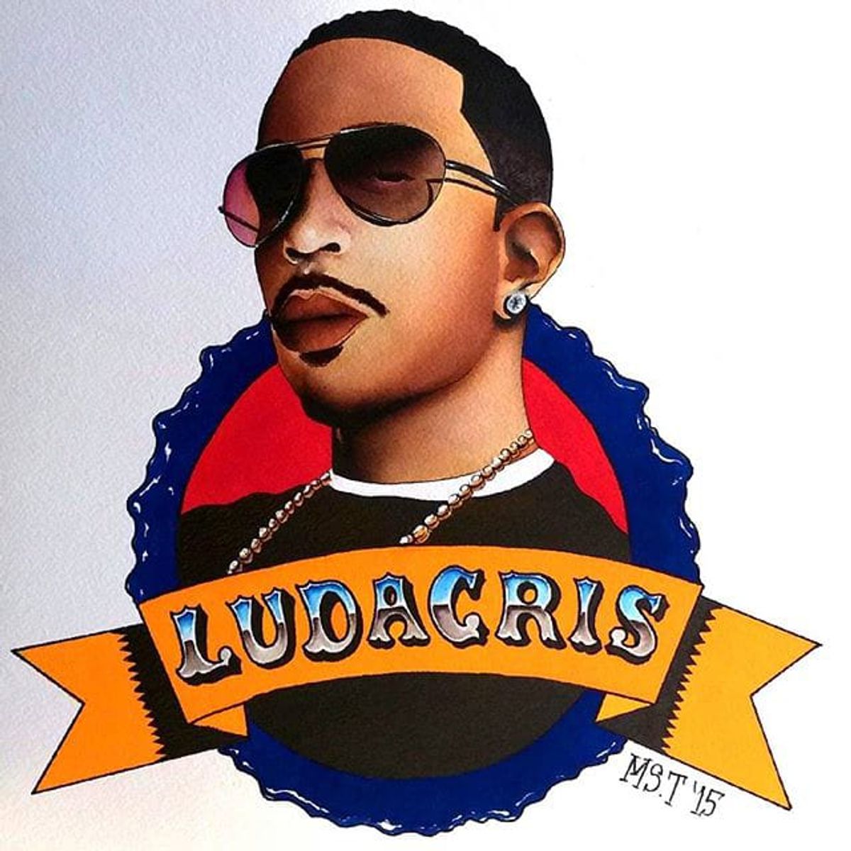 Tattoo uploaded by Alex Wikoff • Ludacris by Sarah Janine (via IGms