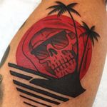 A reaper decked out in a pair of shades by Frankie Caraccioli (IG—death_cloak). #DeathinParadise #FrankieCaracciolo #GrimReaper #reaper #traditional
