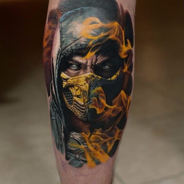 Awesome work on this mortalkombat sleeve by dombrowntattoo sleeve t   TikTok