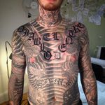 Blast Over Tattoo by Alex Wheeldon #blastoverpanther #blastover #blastovertattoo #blastovertattoos #coverup #oldtattoos #covering #AlexWheeldon