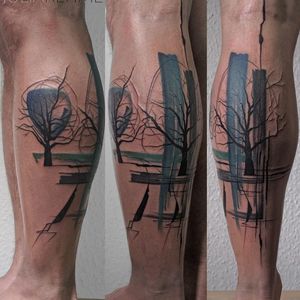Tree tattoo By Julia Rehme  #treetattoo #abstract #JuliaRehme
