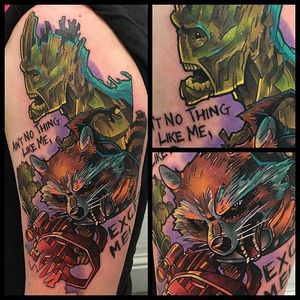 Groot Tattoo by Andy Walker #groot #groottattoo #groottattoos #guardiansofthegalaxy #guardiansofthegalaxytattoo #disney #marvel #marveltattoo #movietattoo #movietattoos #filmtattoo #AndyWalker
