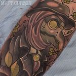 Neo Traditional Plague Doctor Tattoo by Matt Curzon #PlagueDoctor #PlagueDoctorTattoos #NeoTraditional #NeoTraditionalPlagueDoctor #MattCurzon