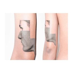 Statuesque portrait tattoo #normalcarrey #kaiyuhuang #aesthetic #profile