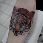 Traditional Fox Tattoo by Mors Tattoo #fox #foxtattoo #foxtattoos #traditionalfox #traditionalfoxtattoo #traditional #traditionaltattoo #traditionalanimal #MorsTattoo